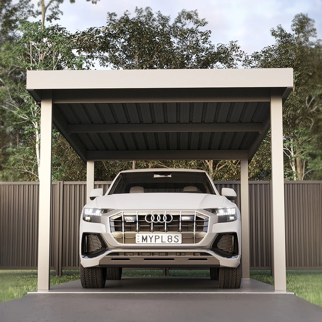 5.5m x 3.1m Carport - Zinc - Image 3