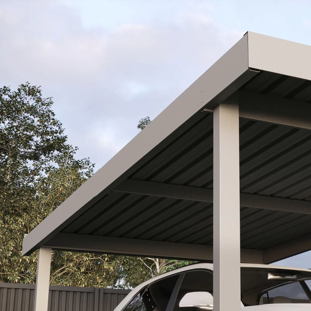 5.5m x 3.1m Carport - Zinc - Image 5