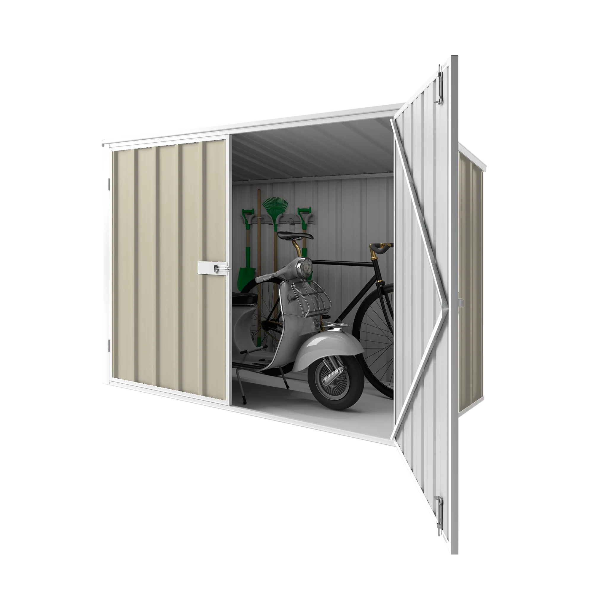 2.08m x 0.97m Garden Locker Shed - Image 10