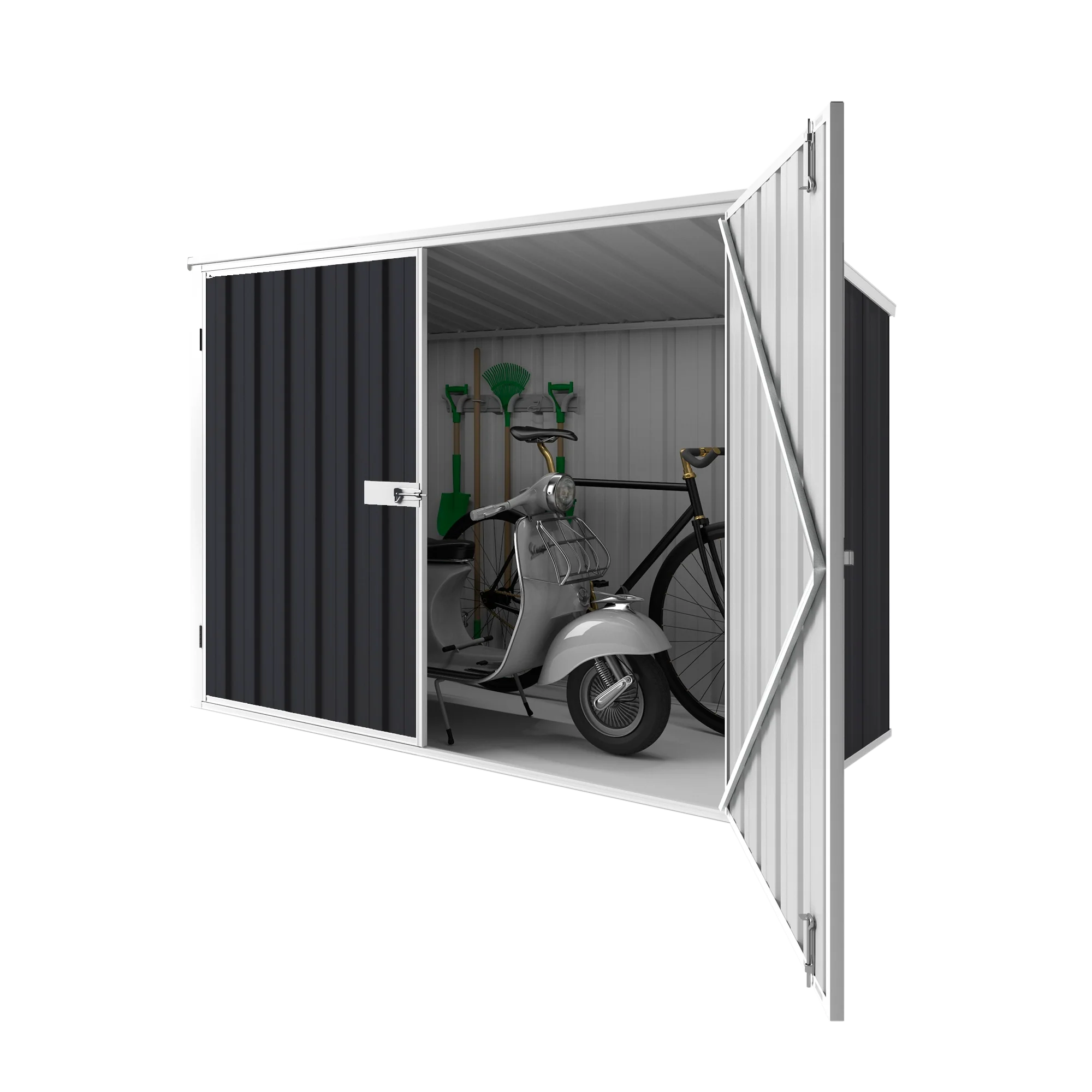 2.08m x 0.97m Garden Locker Shed - Image 2