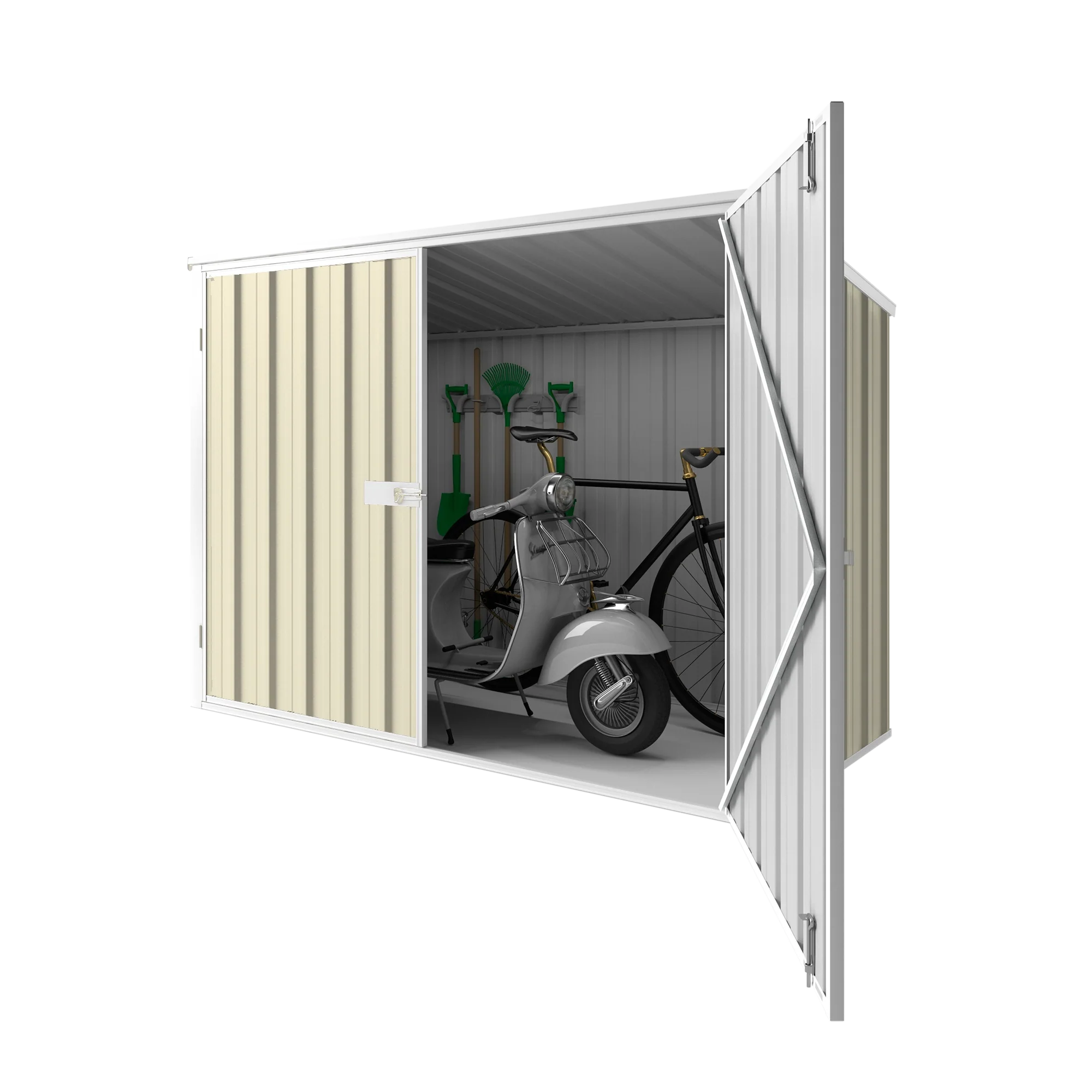 2.08m x 0.97m Garden Locker Shed - Image 3