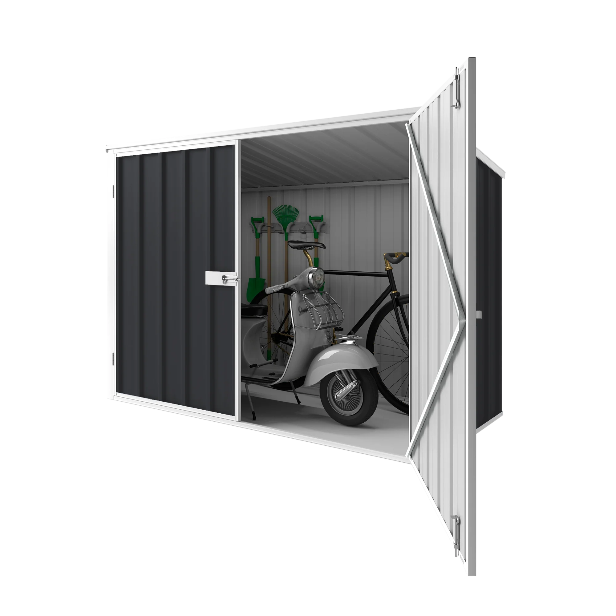 2.08m x 0.97m Garden Locker Shed - Image 9
