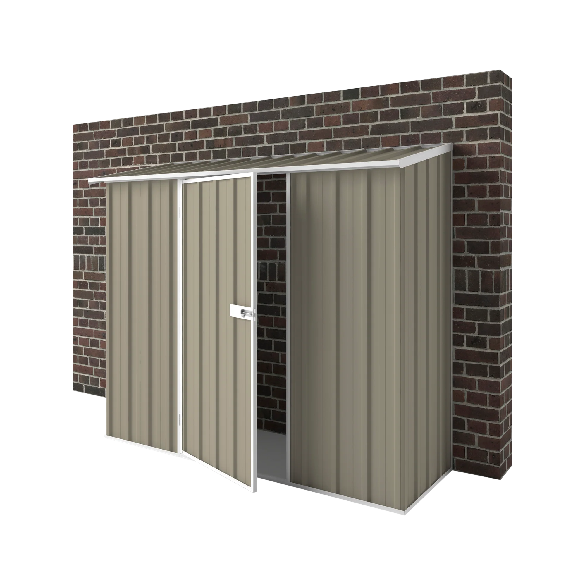 2.25m x 0.78m Off The Wall Garden Shed - Image 12