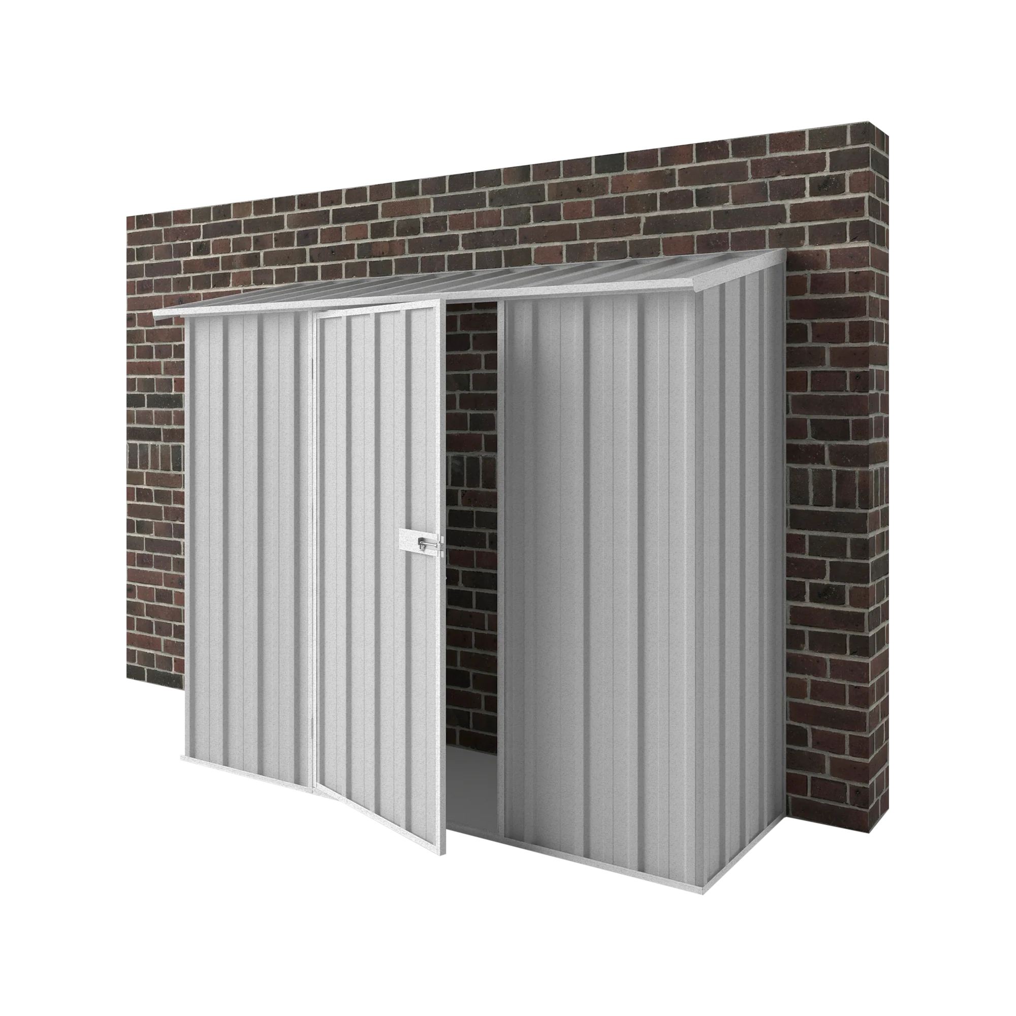 2.25m x 0.78m Off The Wall Garden Shed - Image 6