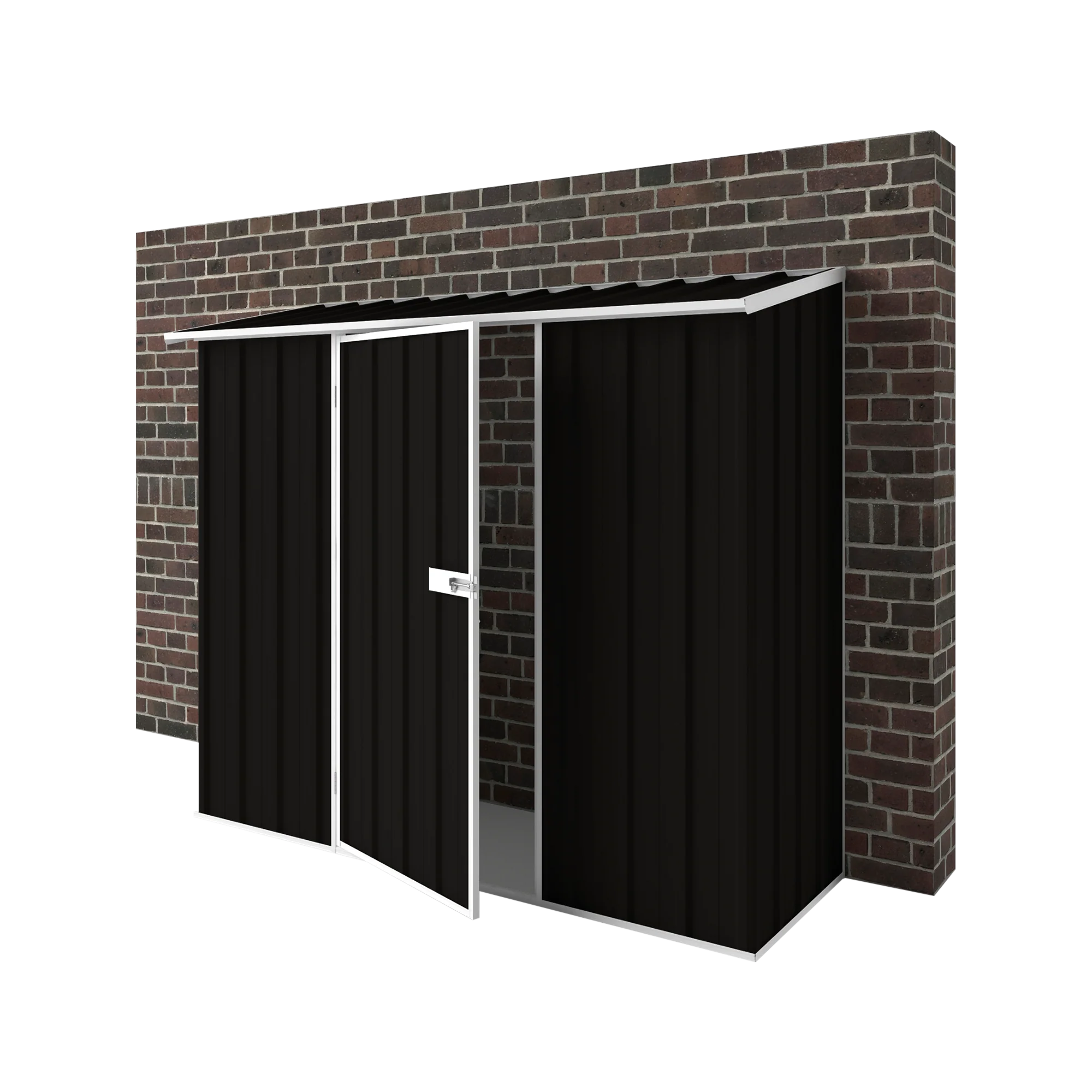 2.25m x 0.78m Off The Wall Garden Shed - Image 8