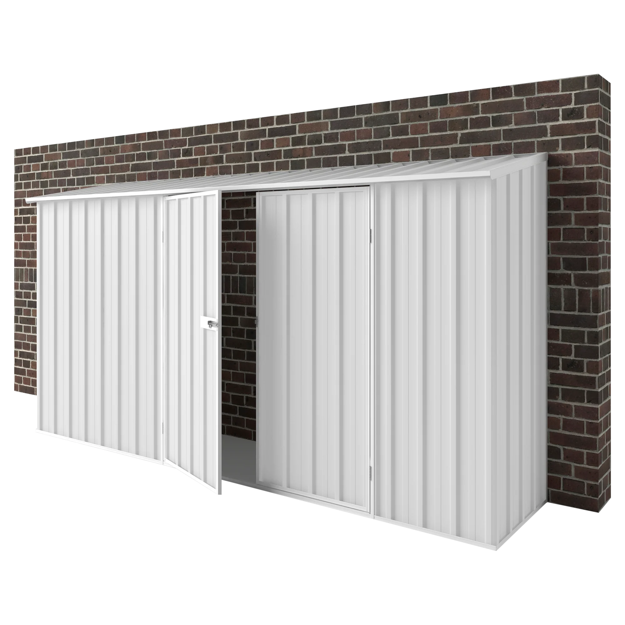 3.75m x 0.78m Off The Wall Garden Shed - Image 4