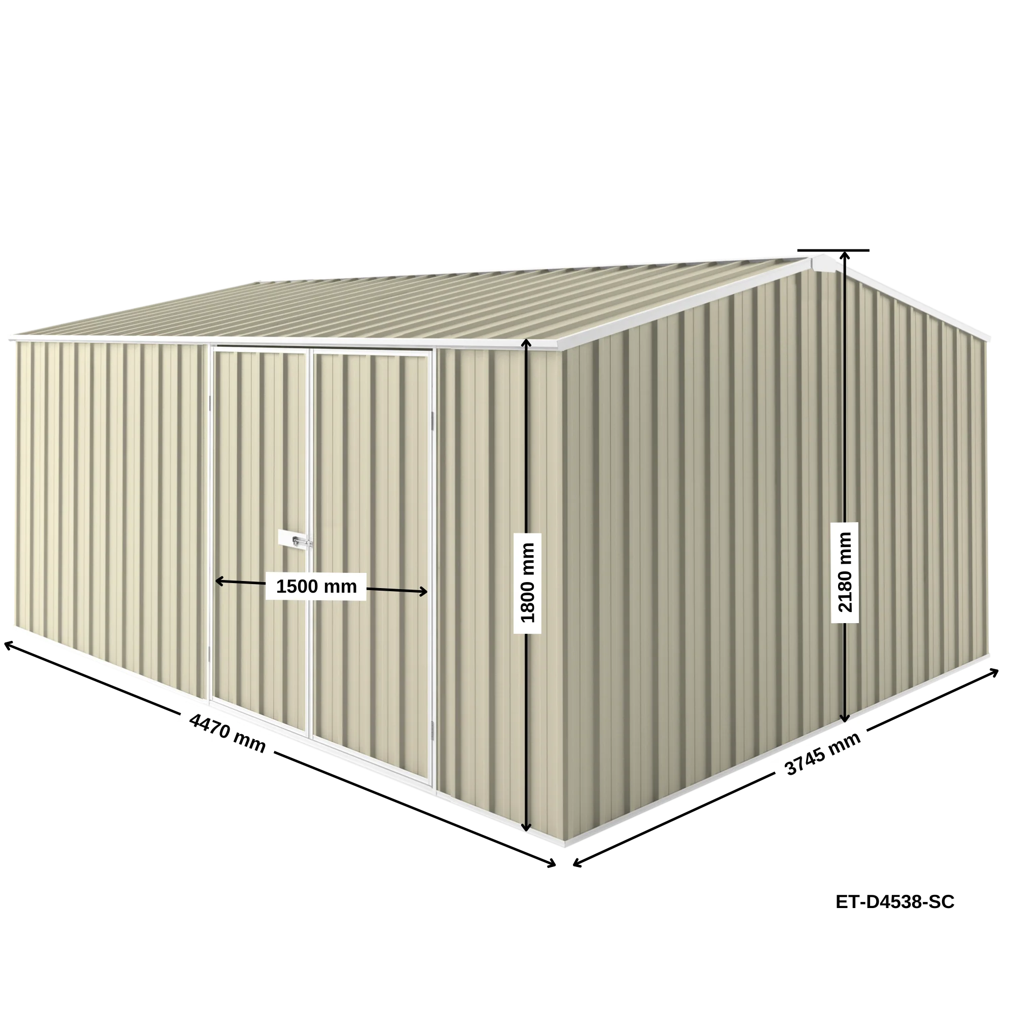 4.5m x 3.75m Workshop Shed - Image 25