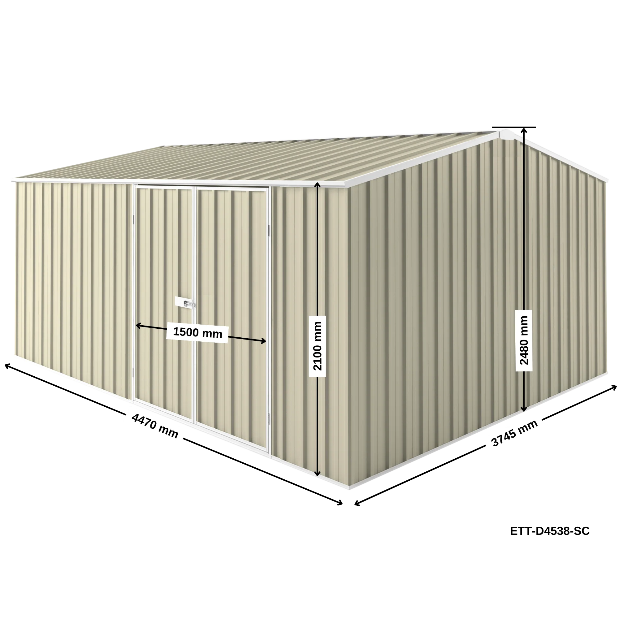 4.5m x 3.75m Workshop Shed - Image 26