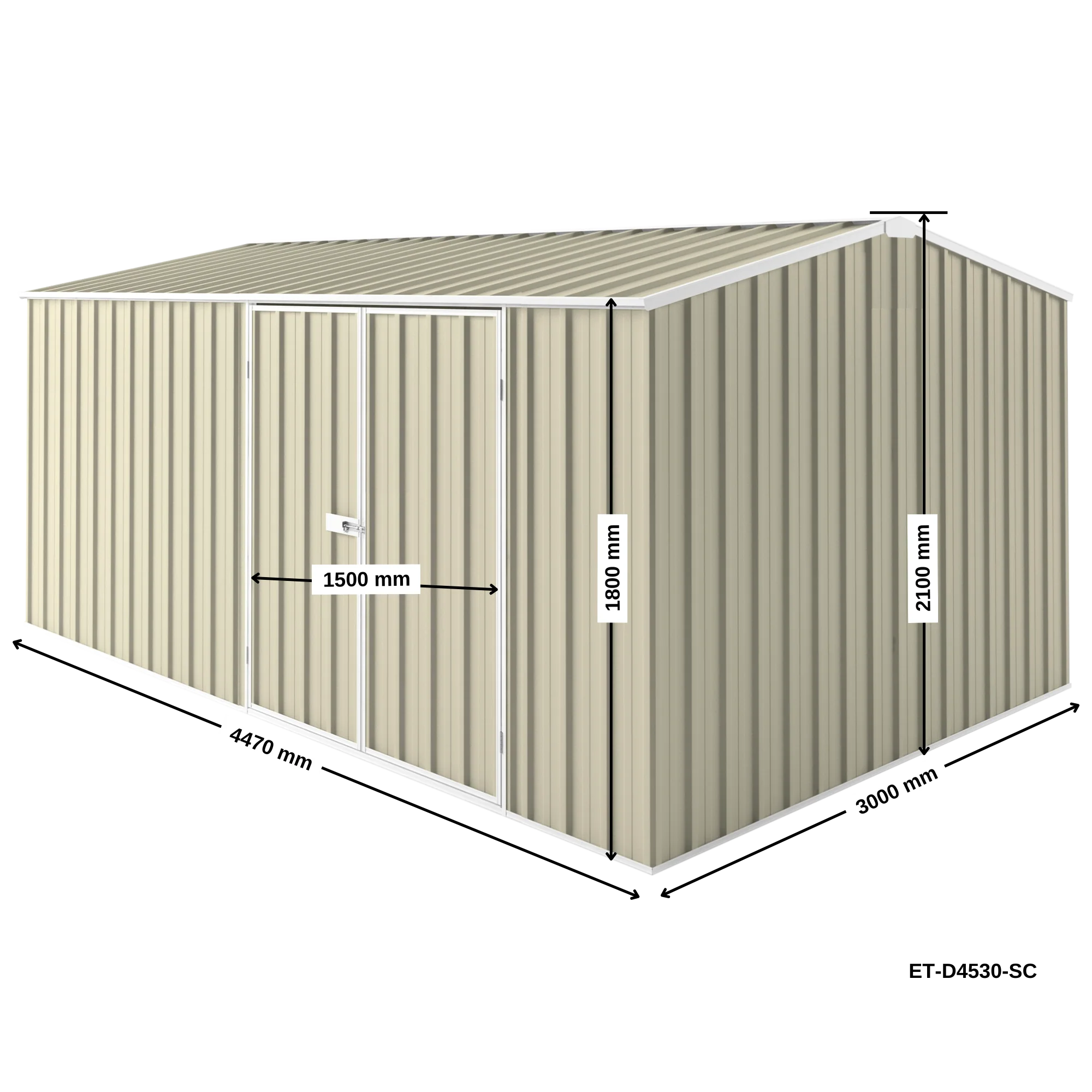 4.5m x 3m Workshop Shed - Image 25
