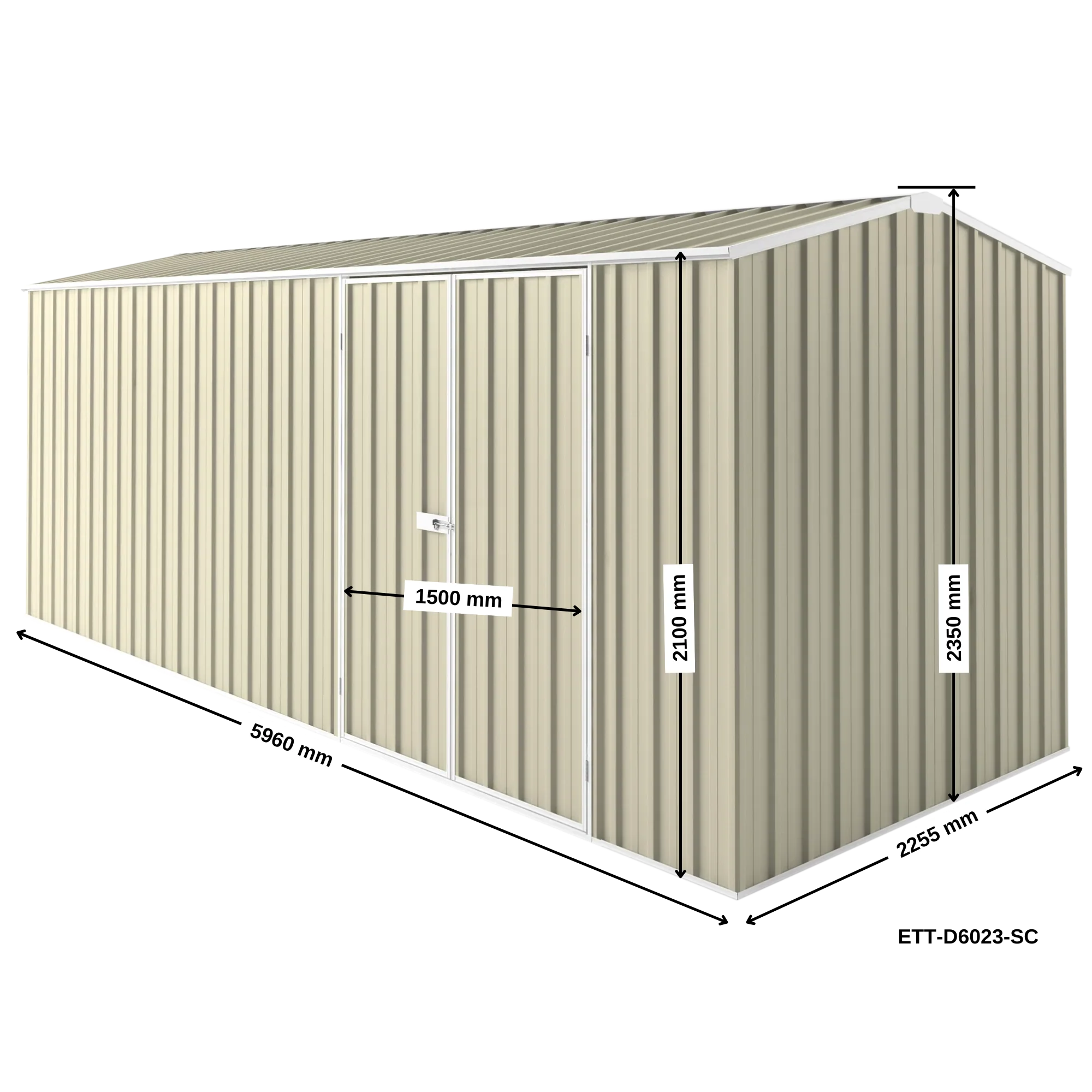 6m x 2.25m Workshop Shed - Image 26