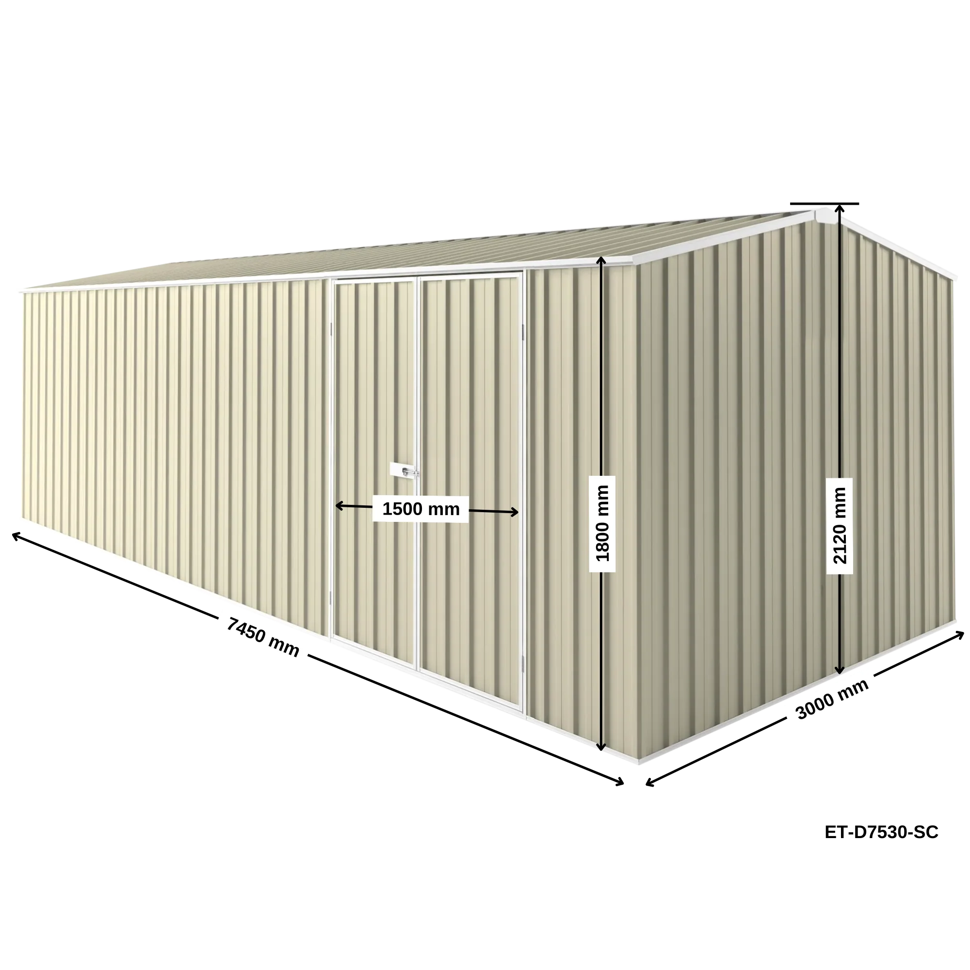 7.5m x 3m Workshop Shed - Image 26
